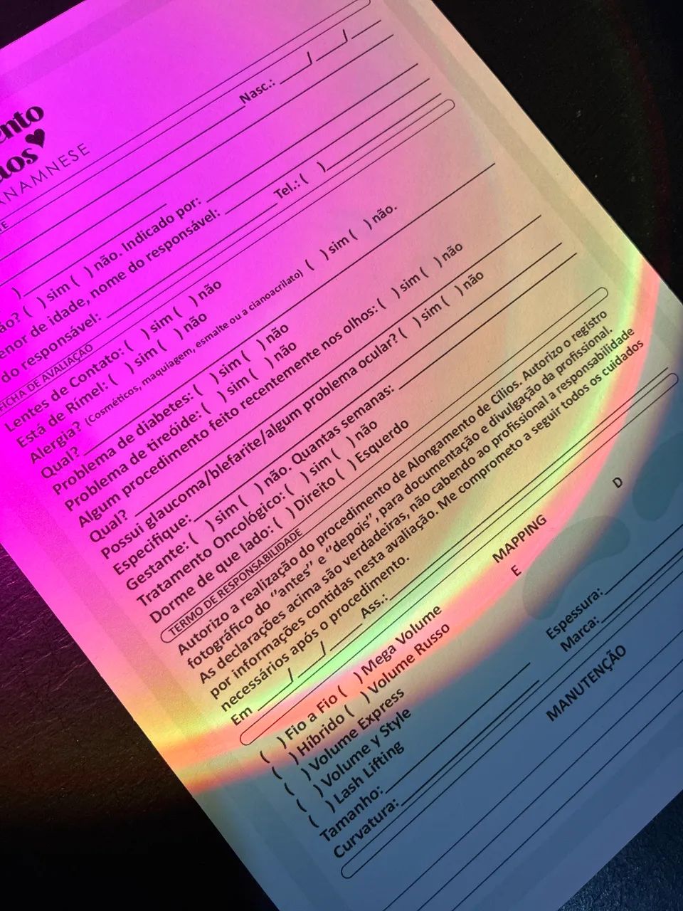 Vendo ficha anamnese - Foto 2