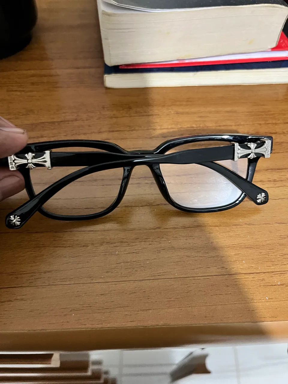 oculos chrome hearts preto