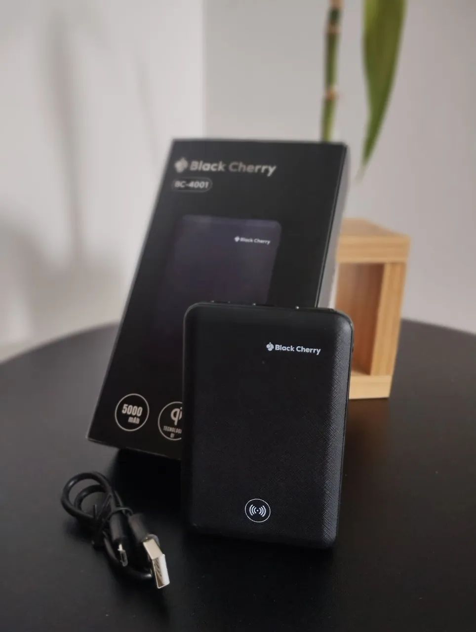 Power Bank 5000mAh - Black Cherry - Foto 4