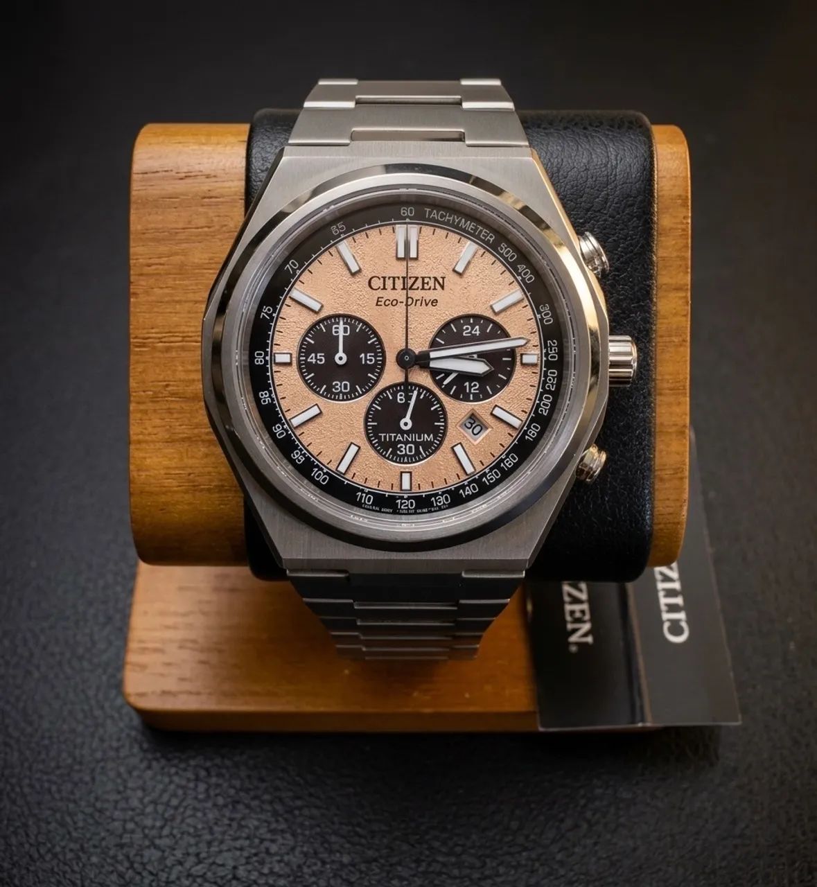 Relógio Citizen Zenshin Titanium Eco Drive Novo