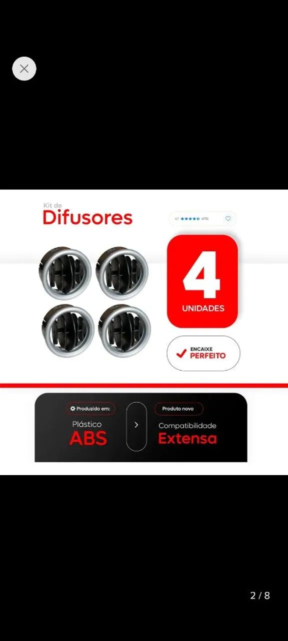 Kit difusor de ar - Foto 3