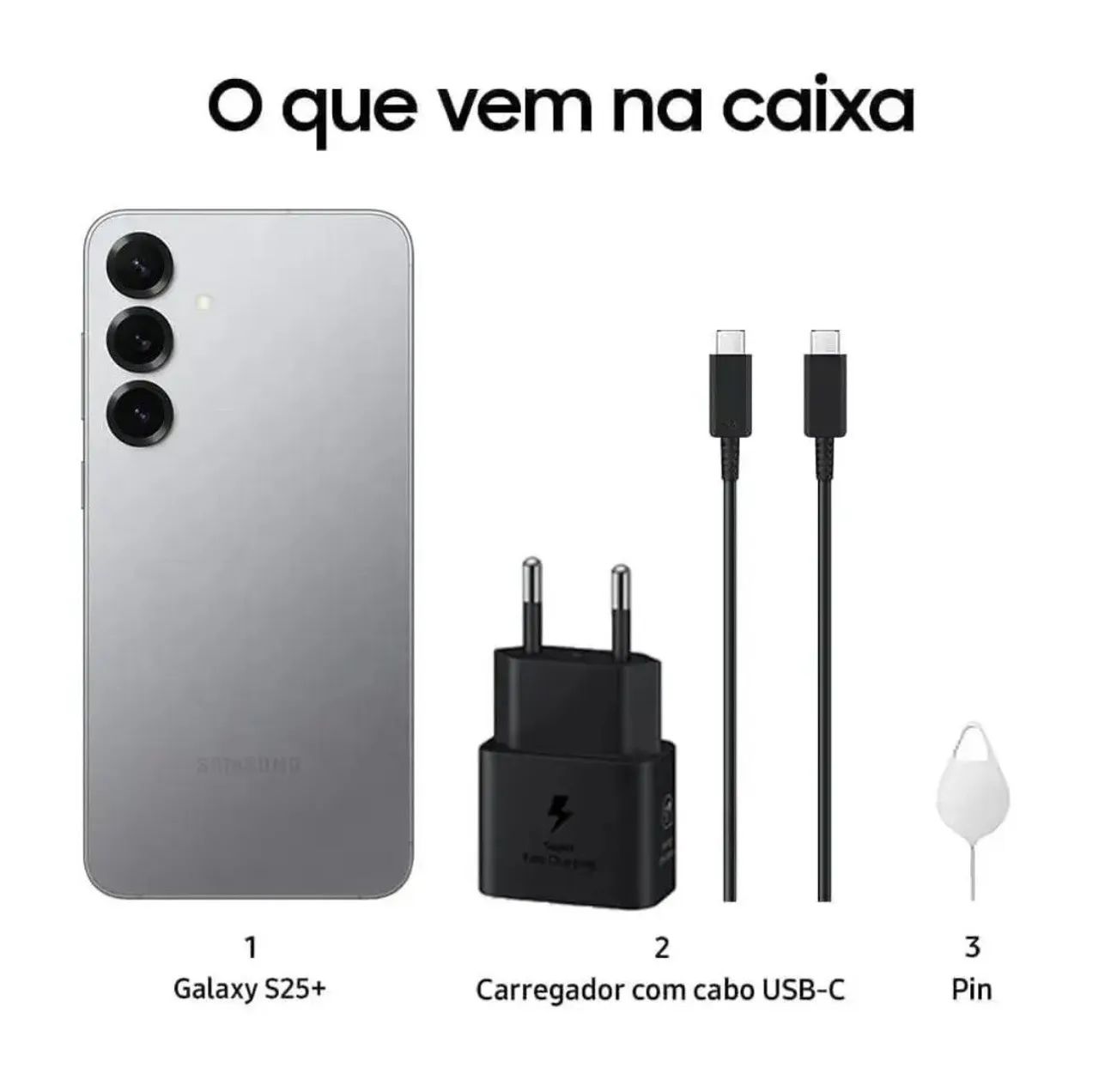 S25+ plus 512gb prata novo  - Foto 4