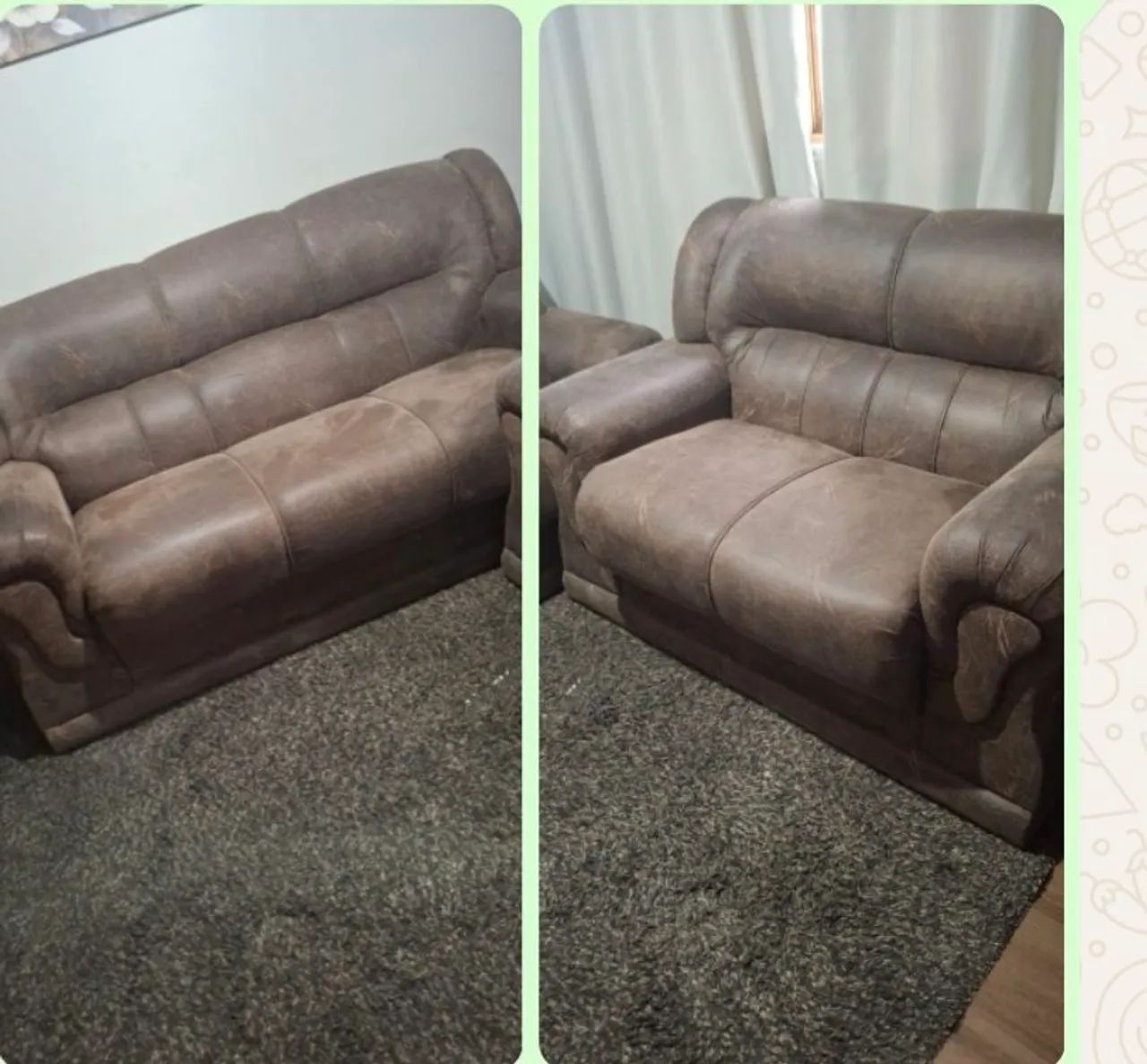 Vendo sofás COURISSIMO RUSTICO madeira antiga