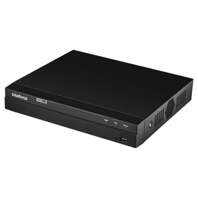Aparelho dvr + 4 câmeras intelbras 