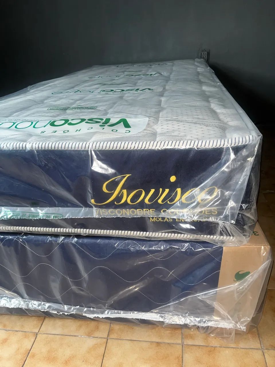 CAMA SOLTEIRÃO NOVA DE MOLAS ENSACADAS  - Foto 2