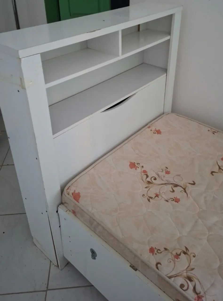Cama Solteiro com Cabeceira Baú "no estado!" - Foto 2