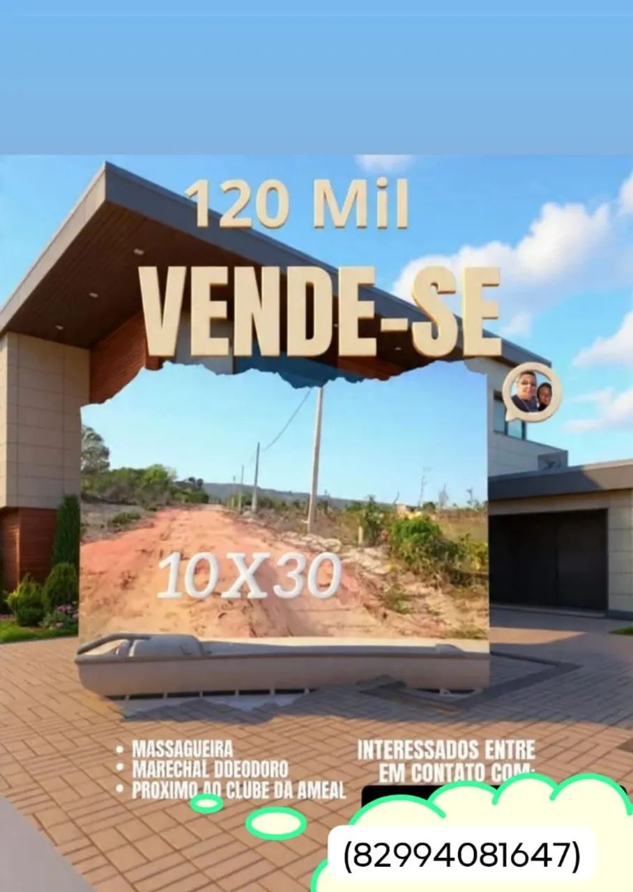 Vendo terreno na massagueira 