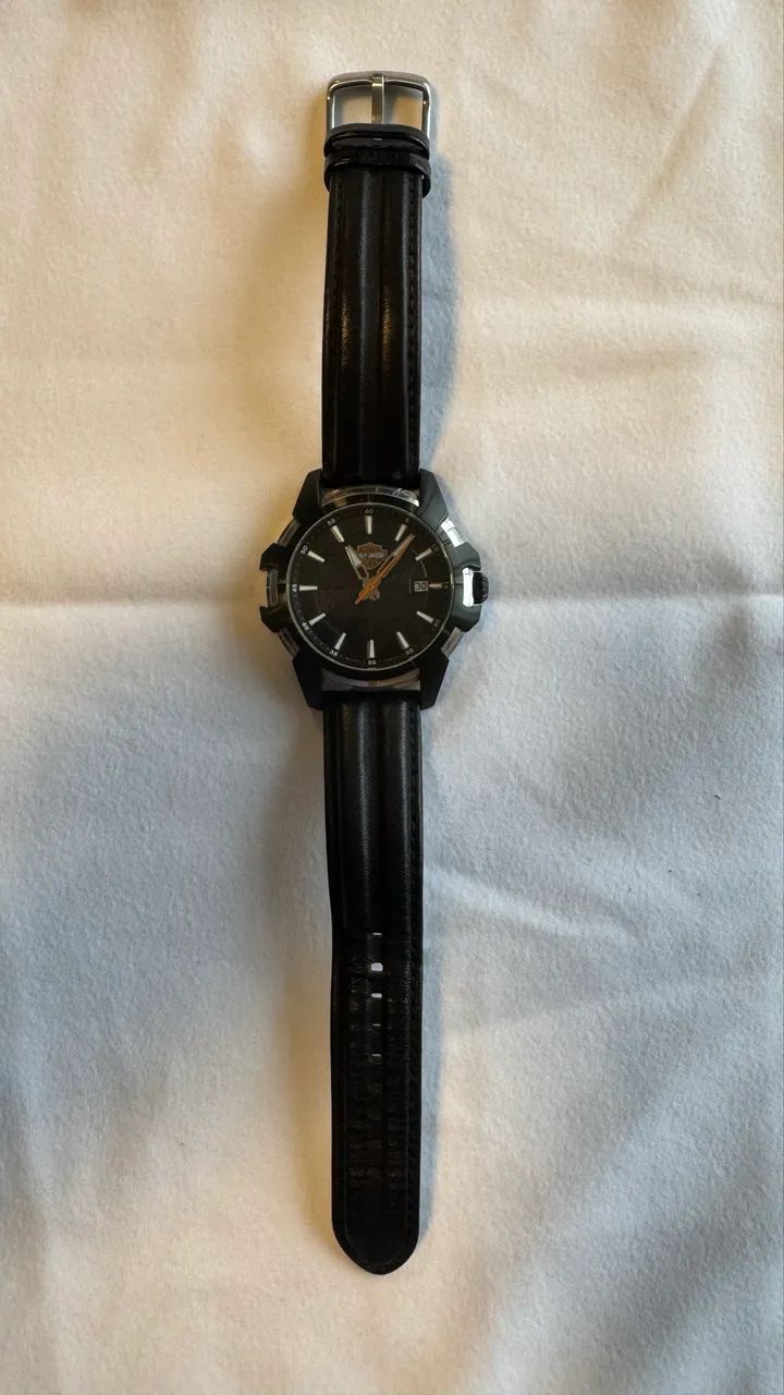 Vendo relógio original Harley Davidson (Bulova), com pouquíssimo uso. - Foto 2