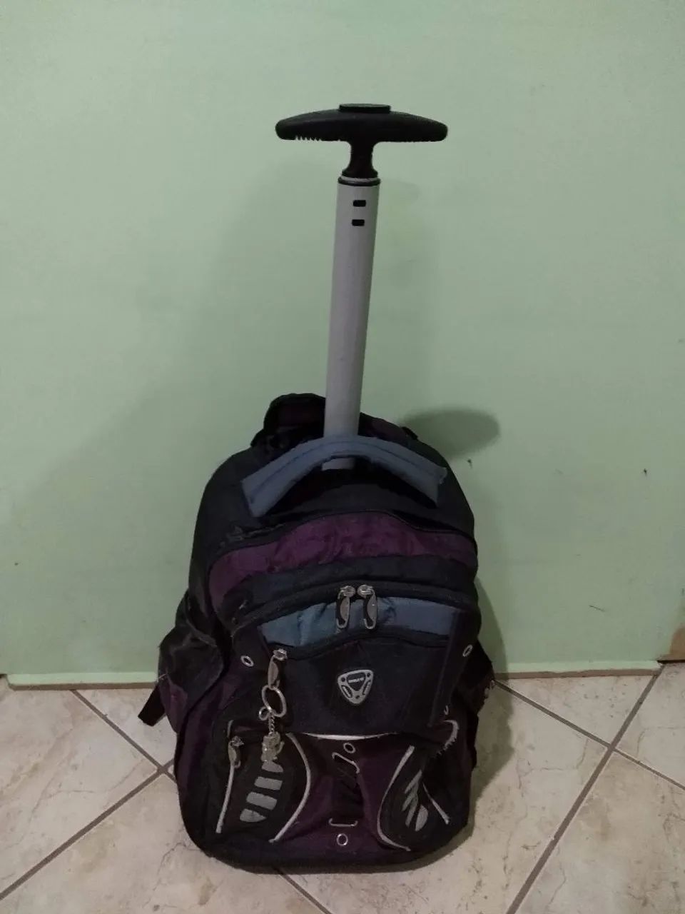 Mochila linda várias divisões 