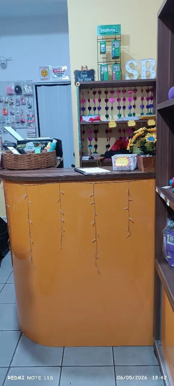 Balcão Caixa Madeira o/ Loja e Recepção  - Foto 5