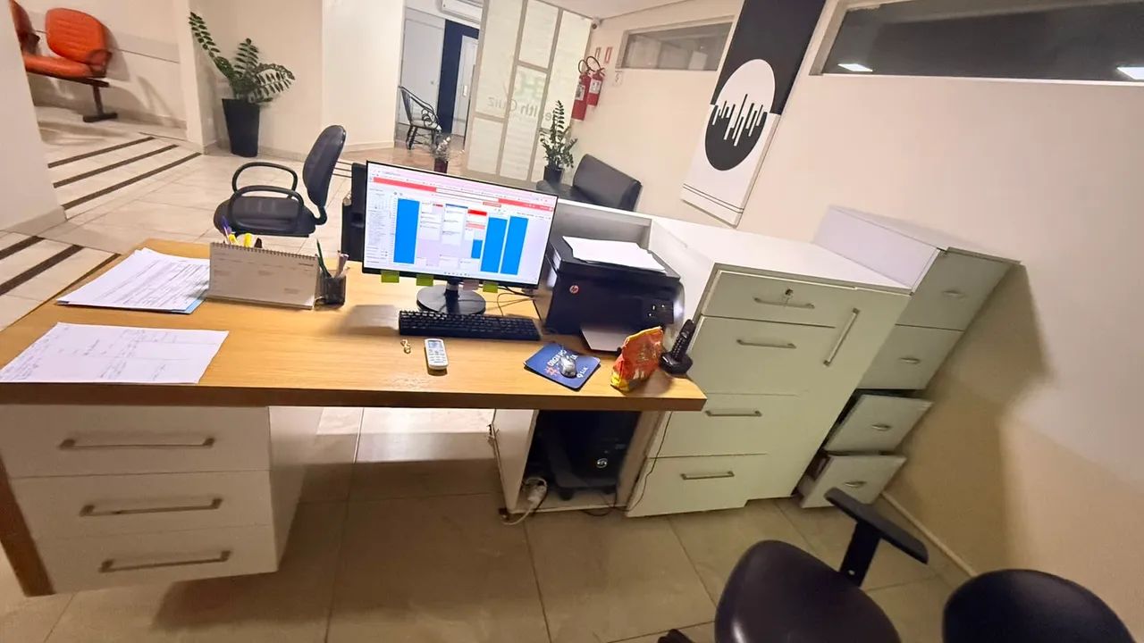 Mesa de recepção 