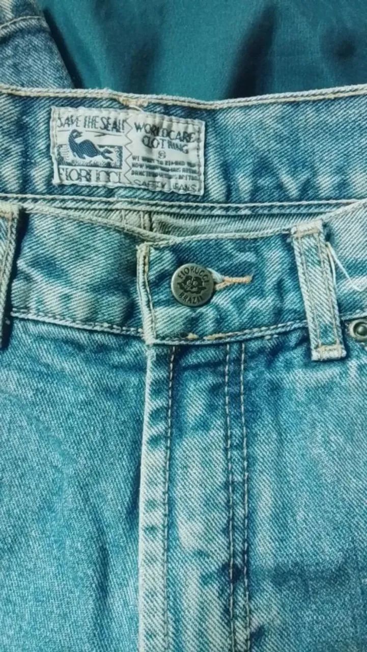 Calça Jeans feminina Vintage Anos 80  - Foto 5