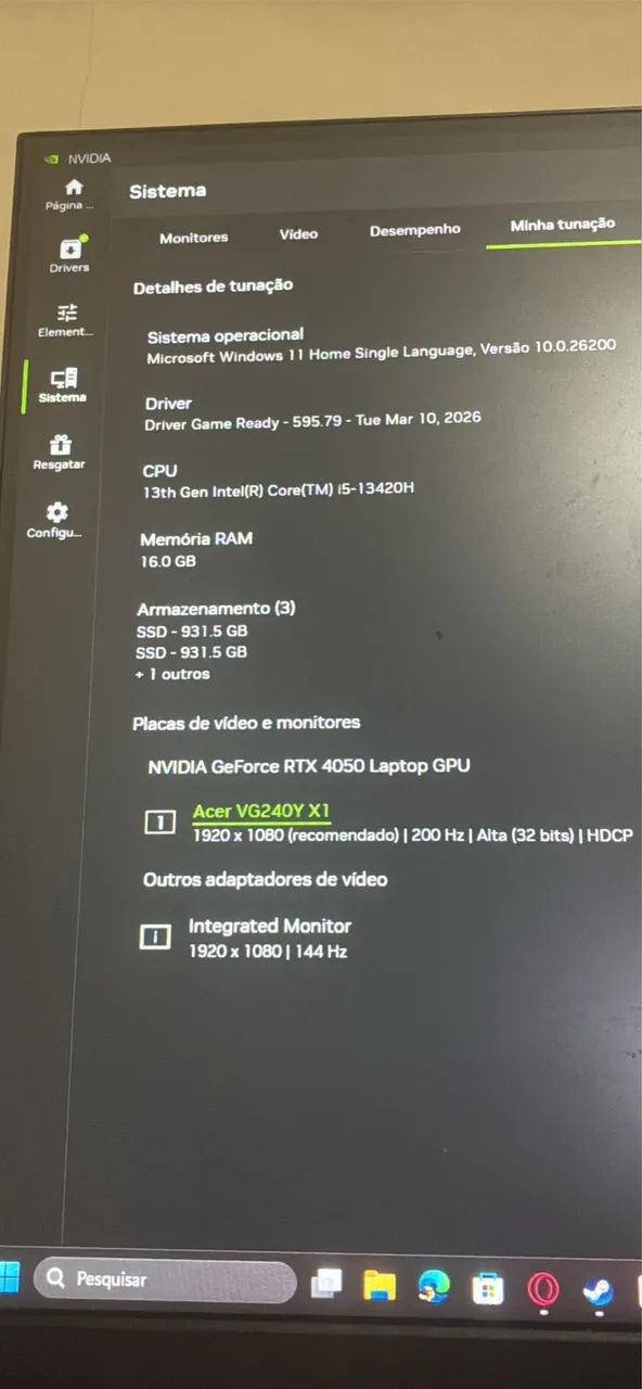 Notebook Acer Nitro V15 + Upgrades  - Foto 5