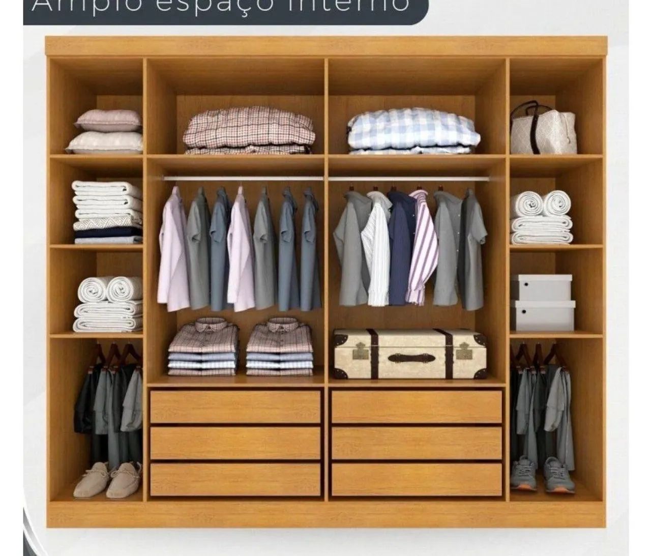 Guarda Roupa Mônaco! Pronta Entrega! - Foto 3