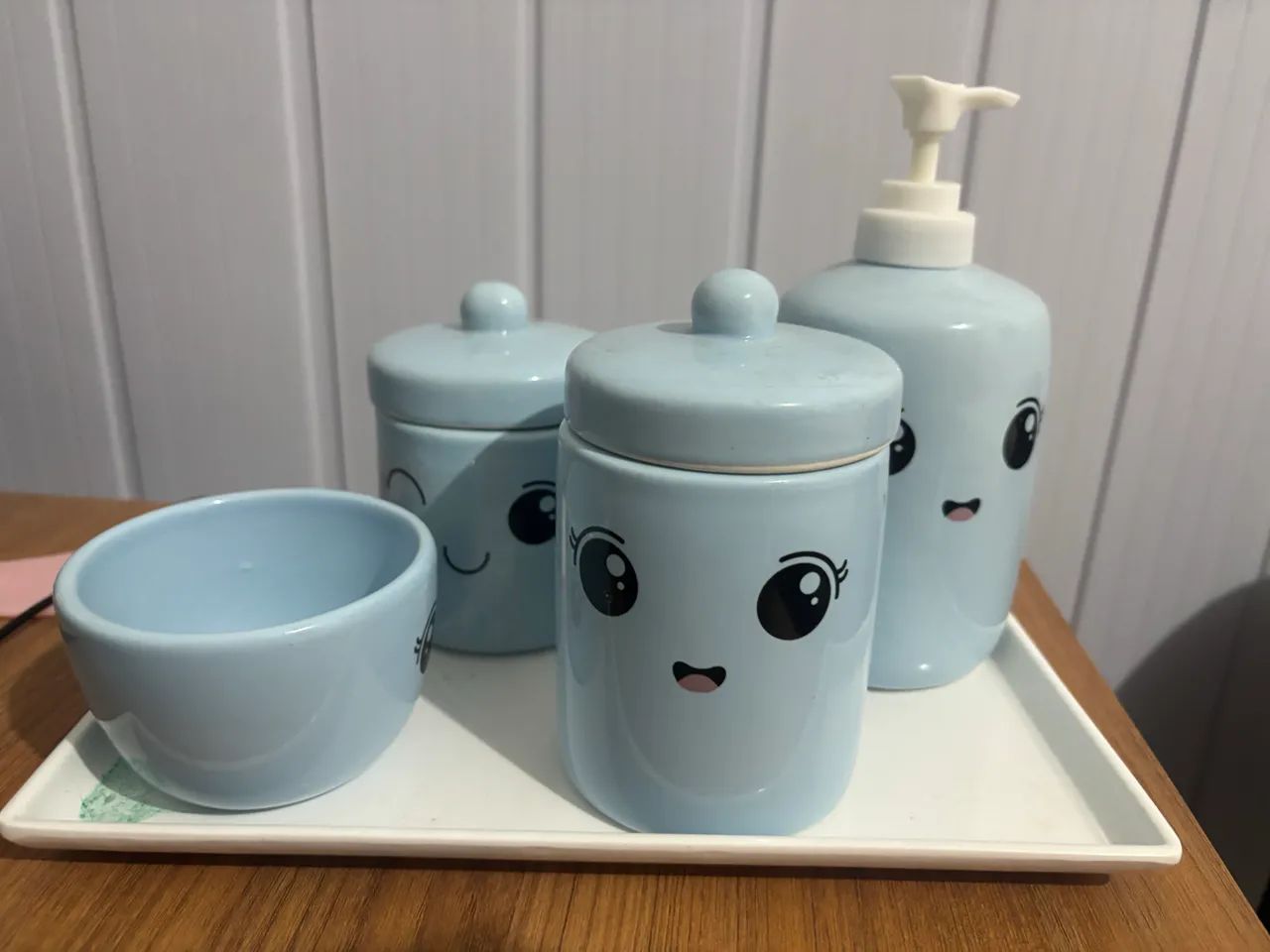 Kit higiene bebê de porcelana  - Foto 3