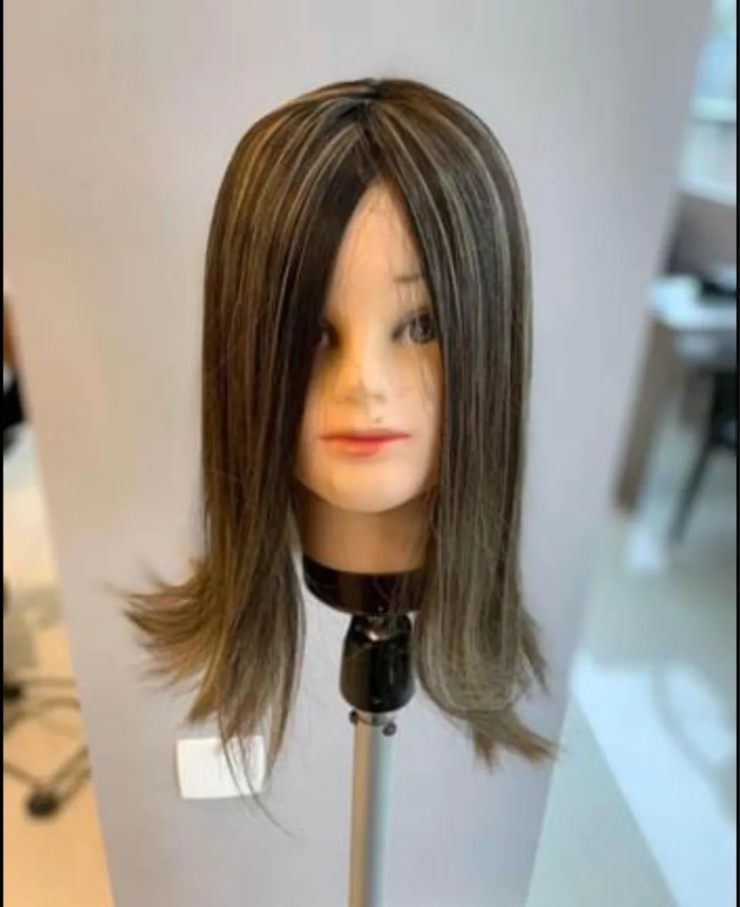 Peruca cabelo humano pouco uso 