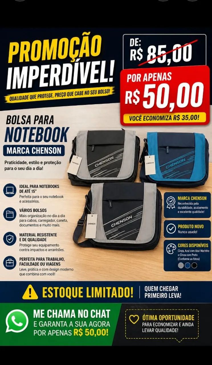 Bolsa notebook 