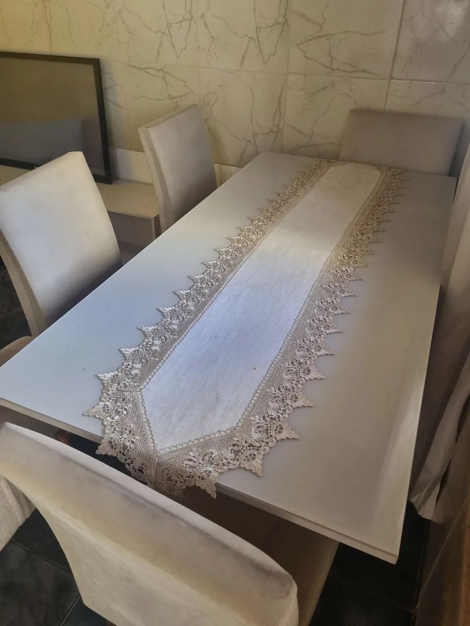 Mesa de Jantar com 6 Cadeiras - Excelente Estado - Foto 3