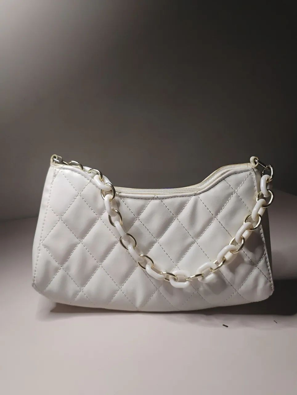 Bolsa De Mão Branca Feminina 