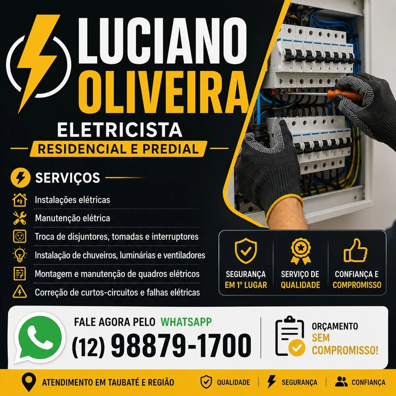 ? LUCIANO OLIVEIRA - ELETRICISTA RESIDENCIAL E PREDIAL ?