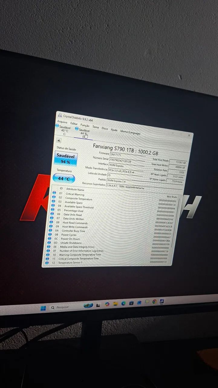 SDD Nvme 1TB - Faxiang S790 - Foto 2