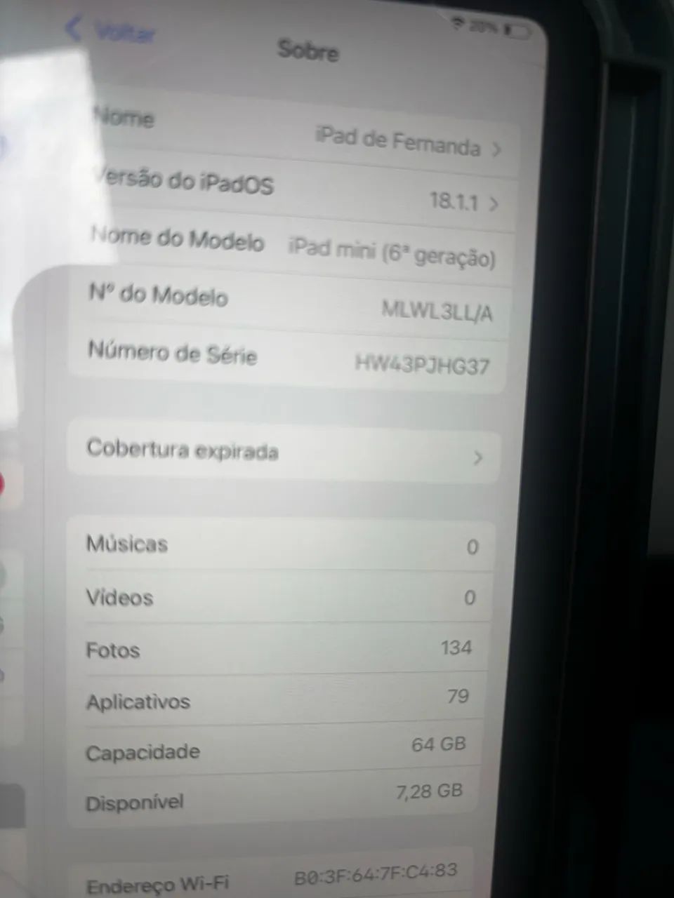 iPad mini (6° geração) 64gb
