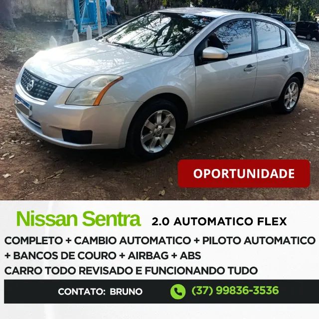 Nissan Sentra Sentra 2.0/ 2.0 Flex Fuel 16V Aut. 2008