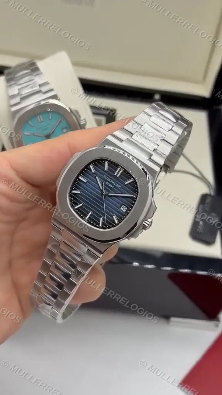 Relógio Patek Automático Clone Base ETA + Caixa Completa - Foto 5