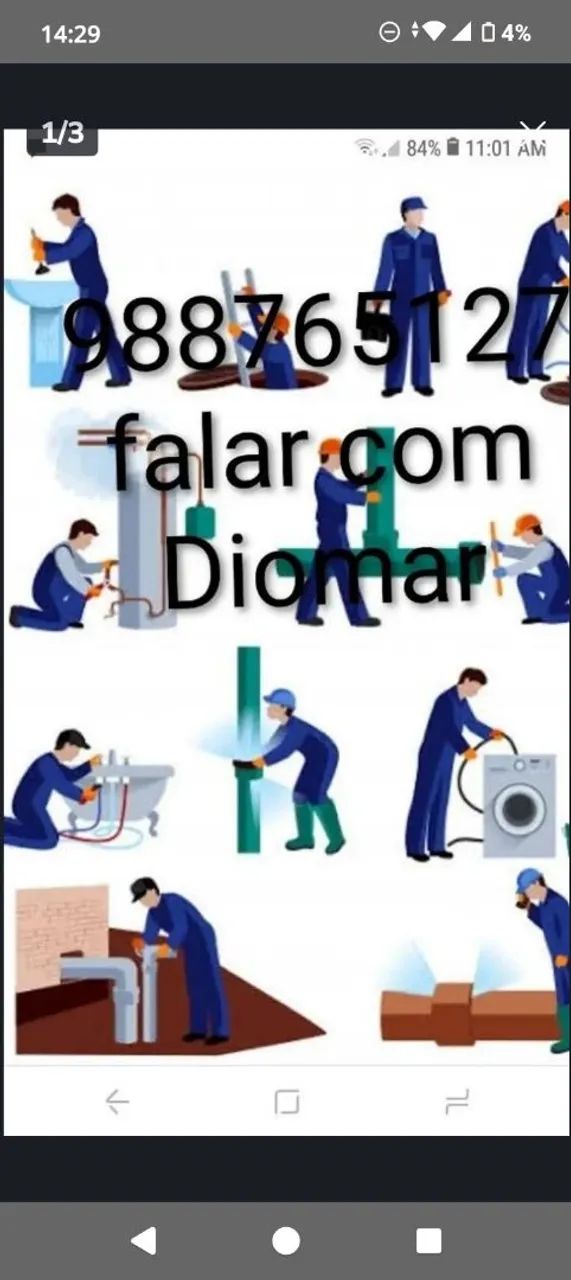 encanador e eletricista 