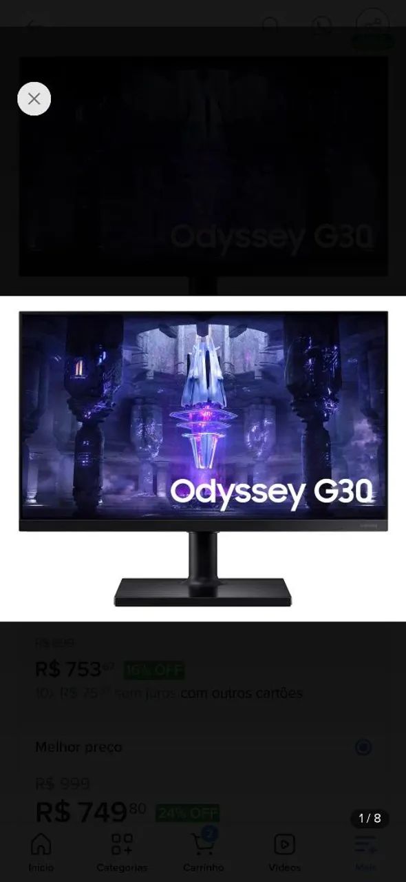 Monitor Samsung Odyssey G30