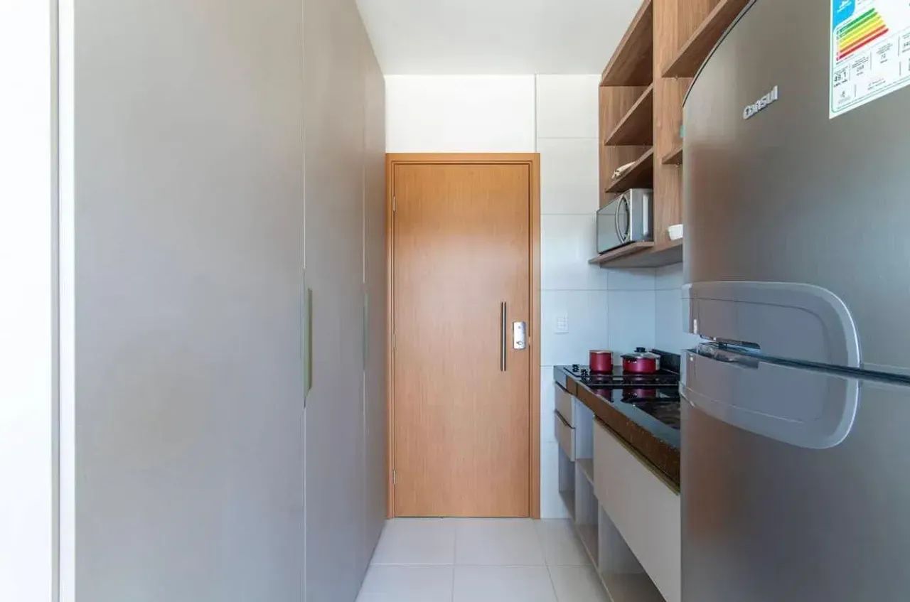 MURO ALTO - Flat mobiliado com 28 m² 1 suíte, lazer com piscina - Foto 6