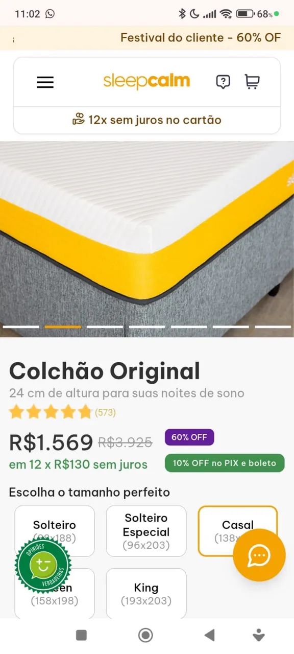Colchão Casal