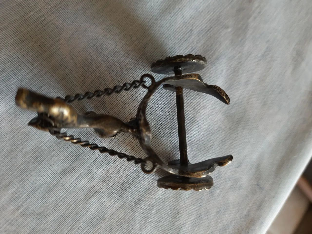 Decoração carruagem de metal antiguidade  - Foto 2