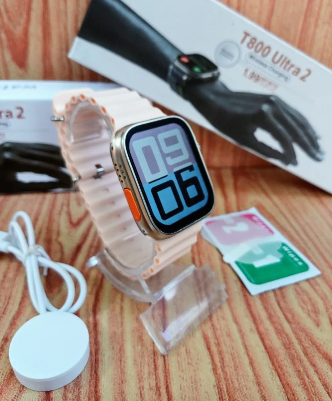 Smartwatch T800 Ultra Rosa - Foto 3