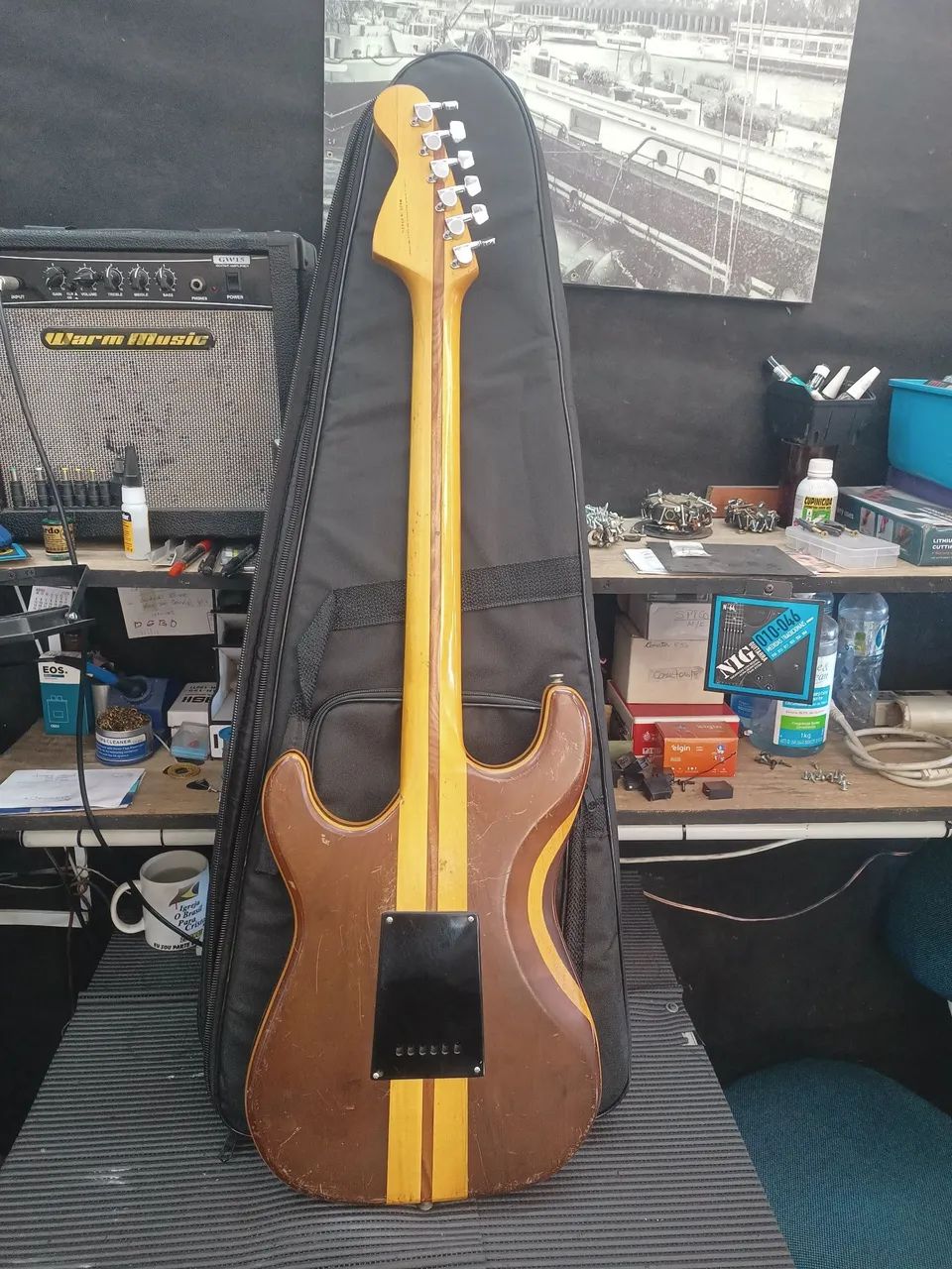 Guitarra Giannini Ae08S strato Ano 1980 Exportação - Instrumentos