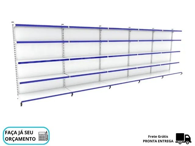 Gondola de Parede Branca Polar