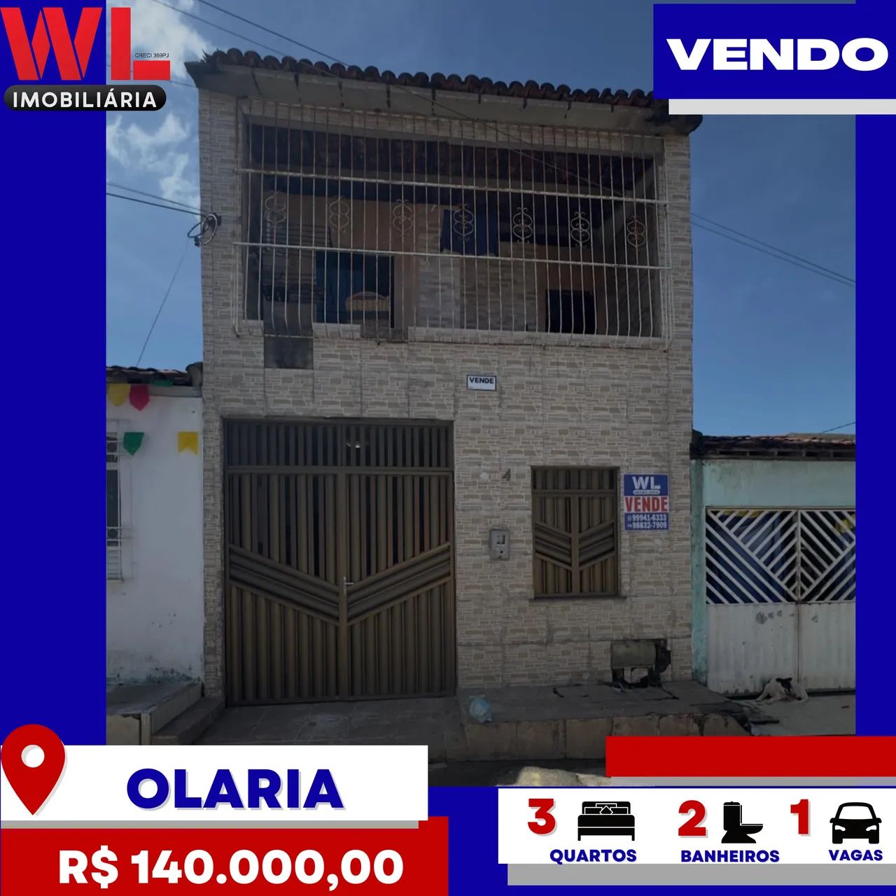 Vendo - casa na olaria 