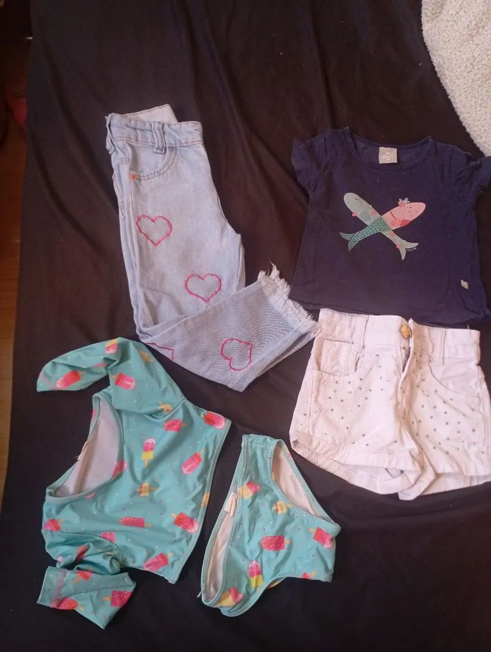 Lote de roupas de menina - Foto 4