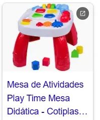Brinquedos (Centro atividades e Mesa) - Foto 2