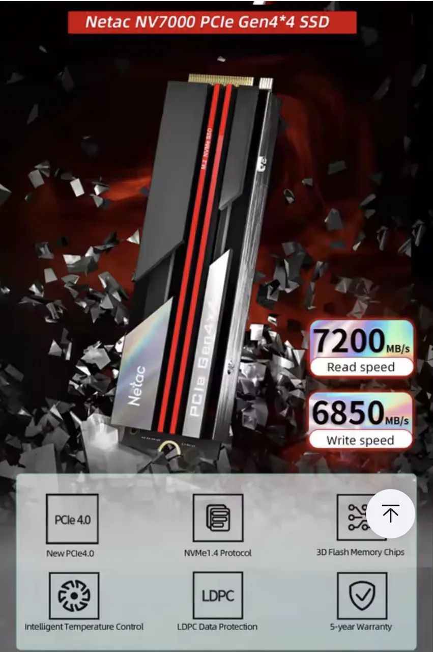 NVME NETAC 2TB - Foto 2