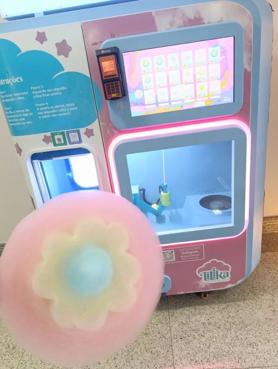 Máquina de algodão doce  - Foto 4