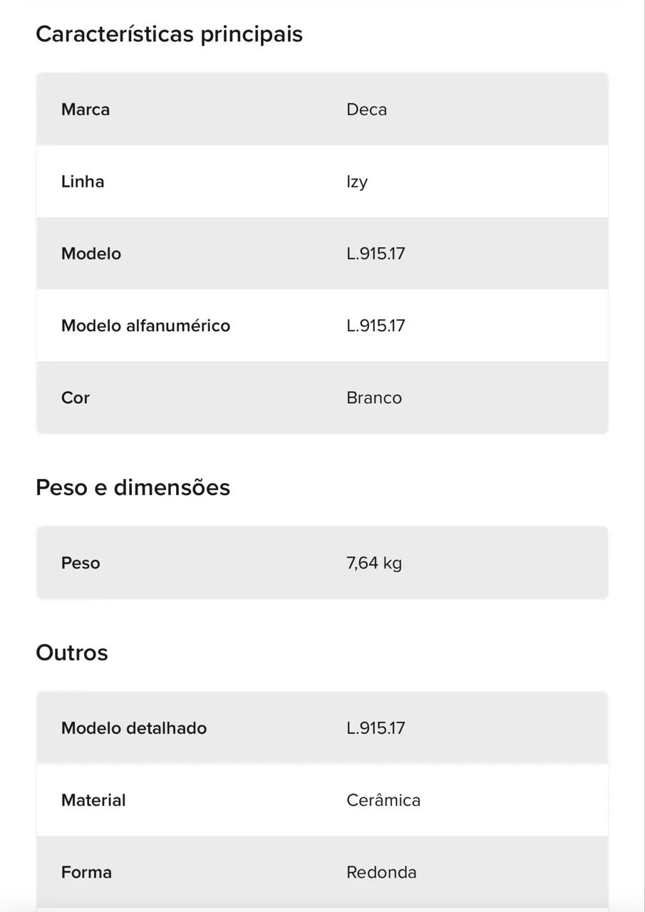 Pias para banheiro DECA - Foto 3