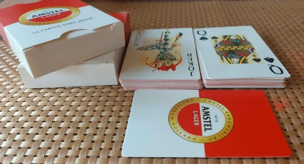 Lote 2 Baralhos Amstel Lager (2021) - Sem Uso!  - Foto 2