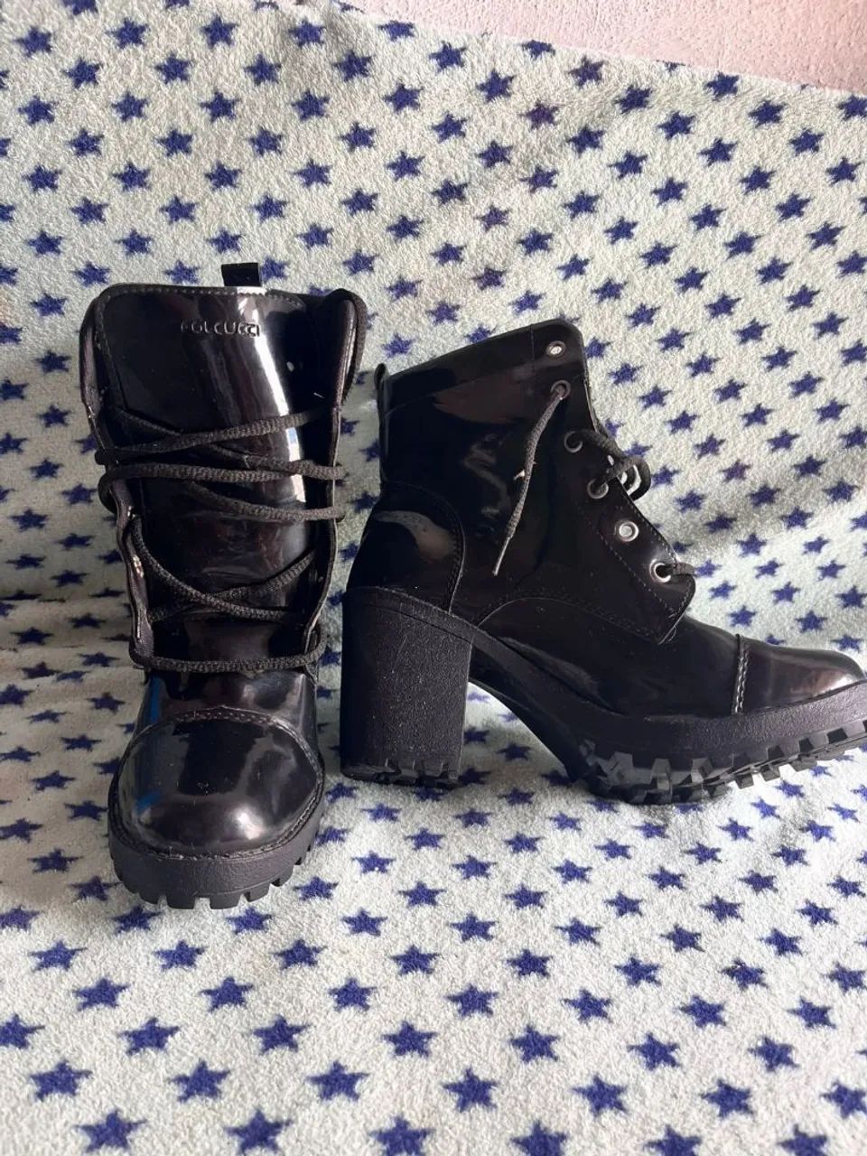 Bota de couro feminina  - Foto 3