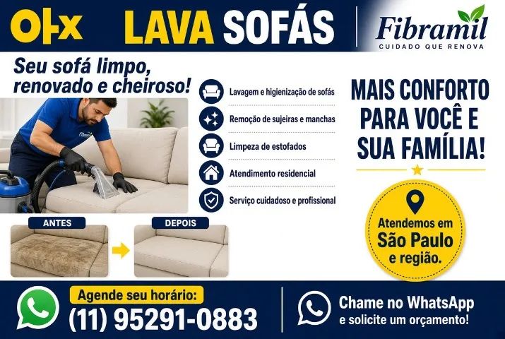 Lavamos seu  Sofá  À Partir de R$ 99,00!!