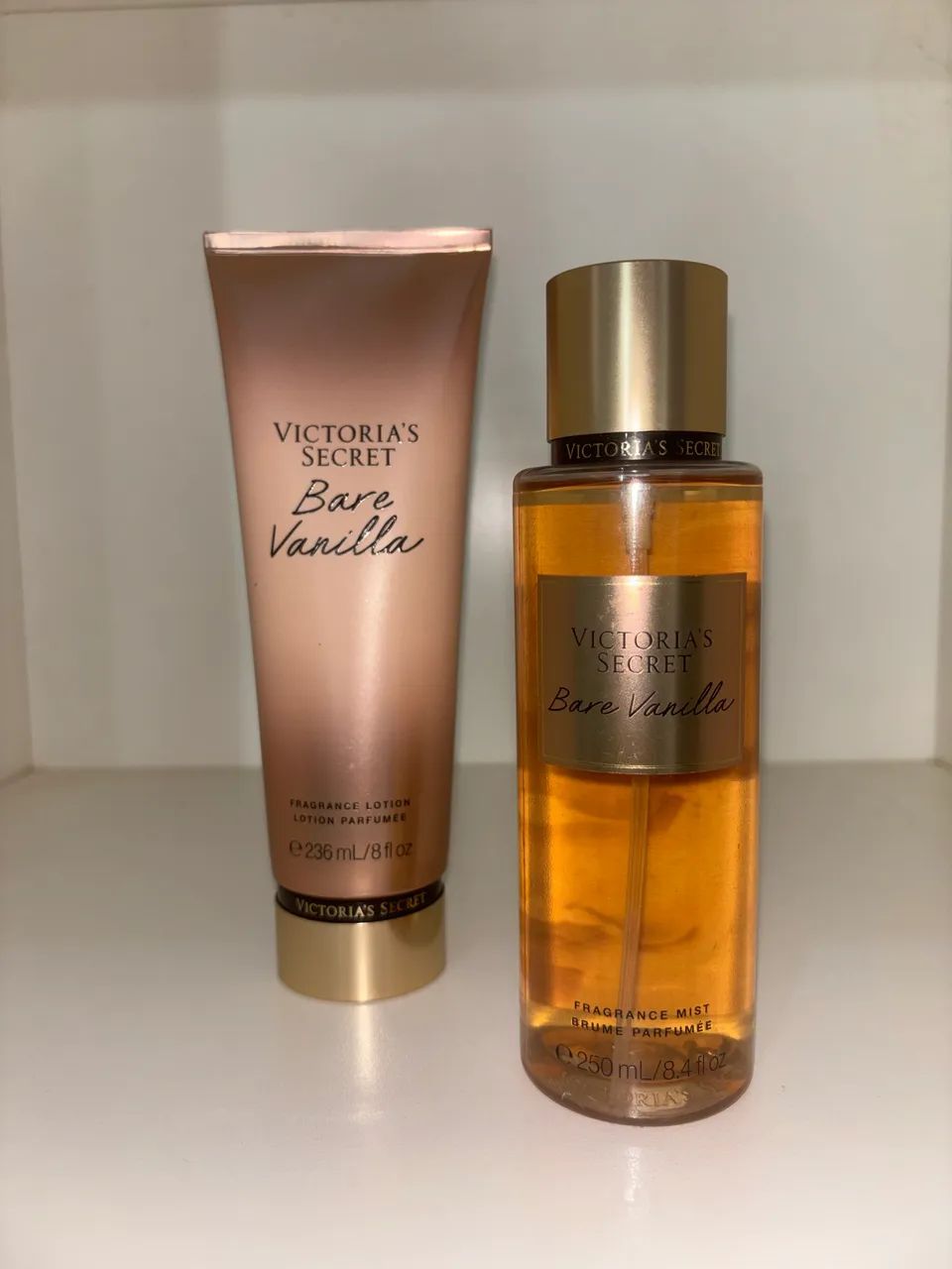 Conjunto Bare Vanilla da Victoria's Secret