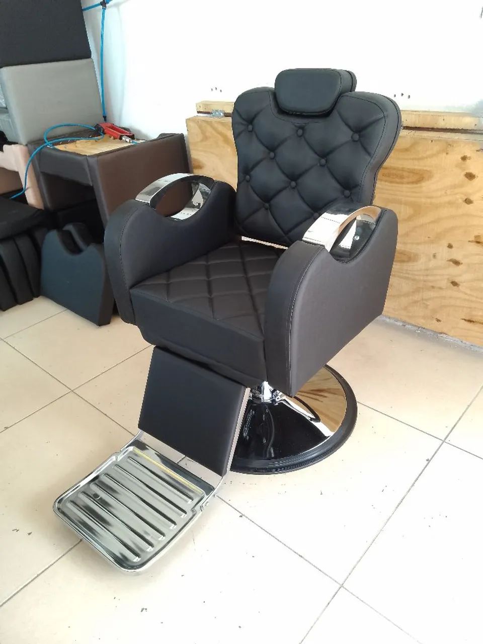 Cadeira para salão de beleza e barbearia  - Foto 5
