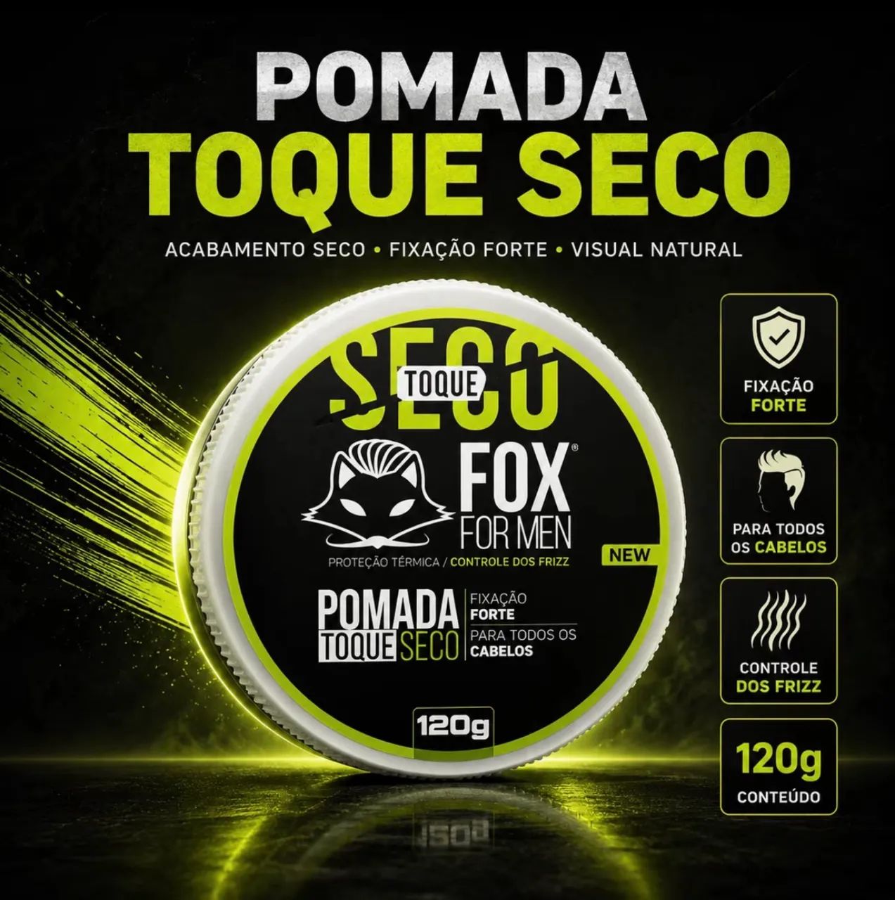 Pomada FOX para cabelo