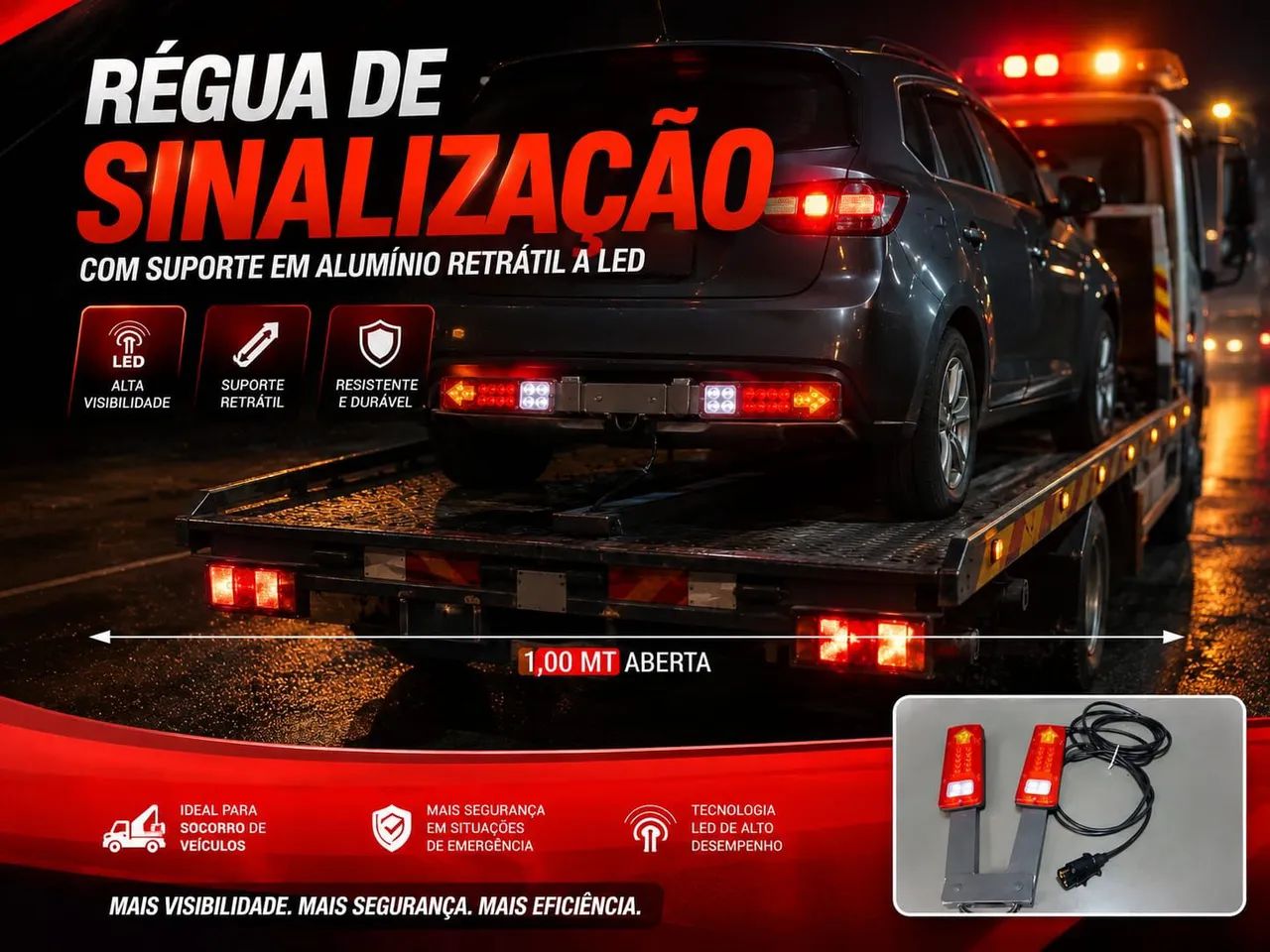 Régua de sinalização a LED  - Foto 3