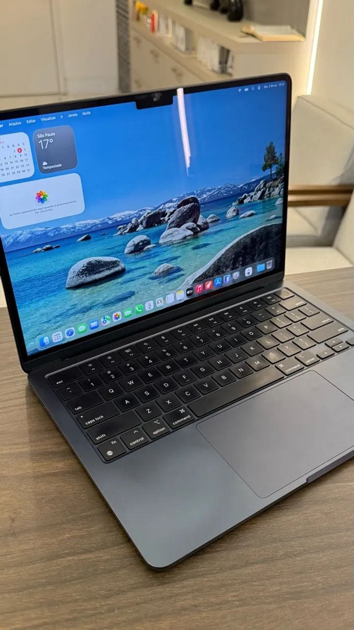 MACBOOK AIR M3 512SSD 8GB 13 POLEGADAS MIDNIGHT SEMINOVO / LOJA FÍSICA  - Foto 2